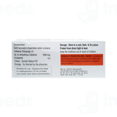 Emeecef 100 MG Tablet 10