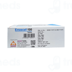 Emeecef 100 MG Tablet 10