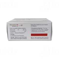 Etorphic 90 MG Tablet 10