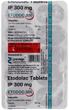 Etodoc 300 Tablet 10