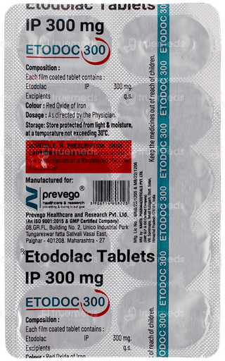 Etodoc 300 Tablet 10