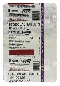 Etodoc 400 Tablet 10 Etodoc 400 Tablet 10