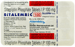 Sitalembic 100 Tablet 15 Sitalembic 100 Tablet 15