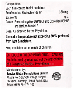 Fexowal 180 Tablet 10