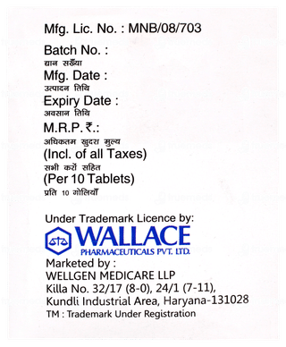 Fexowal 180 Tablet 10