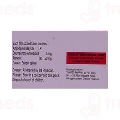 Amodip At 5/50 MG Tablet 10