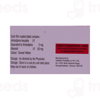 Amodip At 5/50 MG Tablet 10