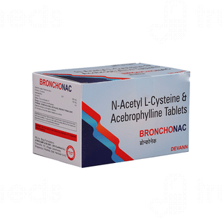 Bronchonac 100/600 MG Tablet 10