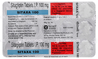 Sitaxa 100 MG Tablet 15