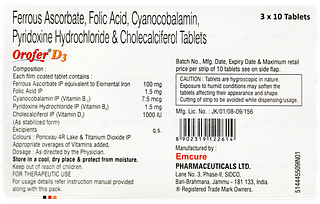 Orofer D3 Tablet 10