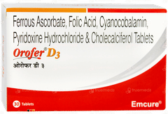 Orofer D3 Tablet 10 Orofer D3 Tablet 10