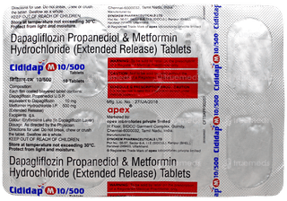 Cididap M 10/500 Tablet 10