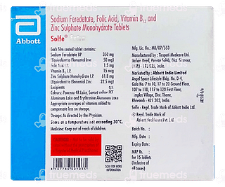 Solfe Extra Tablet 15