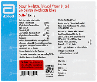 Solfe Extra Tablet 15