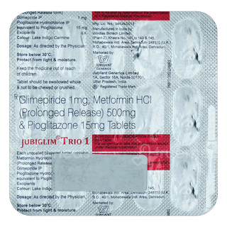 Jubiglim Trio 1 Tablet 10