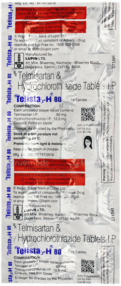 Telista H 80 Tablet 15 Telista H 80 Tablet 15