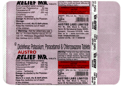 Relief Mr Tablet 10 Relief Mr Tablet 10