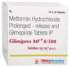 Glimiprex Mf 4/500 Tablet 10 Glimiprex Mf 4/500 Tablet 10
