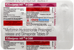 Glimiprex Mf 4/500 Tablet 10 Glimiprex Mf 4/500 Tablet 10