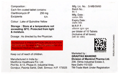 Clarinova 250 Tablet 10 Clarinova 250 Tablet 10