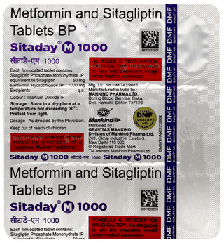 Sitaday M 1000 Tablet 15