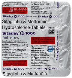 Sitaday M 1000 Tablet 15 Sitaday M 1000 Tablet 15