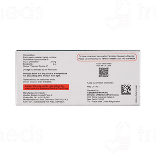 Duxead 20 MG Tablet 10