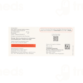 Duxead 30 MG Tablet 10