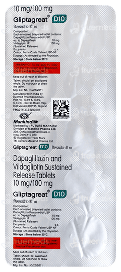 Gliptagreat D10 Tablet 10