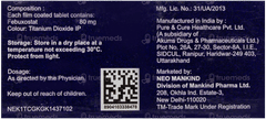 Febuhelp 80 Tablet 10