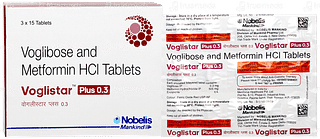 Voglistar Plus 0.3 Tablet 15