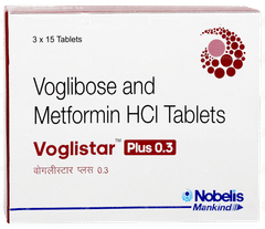 Voglistar Plus 0.3 Tablet 15 Voglistar Plus 0.3 Tablet 15