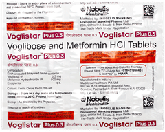 Voglistar Plus 0.3 Tablet 15 Voglistar Plus 0.3 Tablet 15