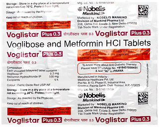 Voglistar Plus 0.3 Tablet 15