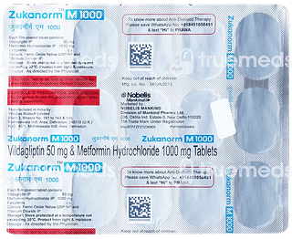 Zukanorm M 50/1000 MG Tablet 15