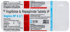 Voglios Rp 0.3/1 Tablet 10