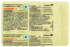 Becozinc G Tablet 10