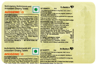 Becozinc G Tablet 10
