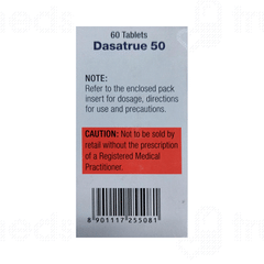 Dasatrue 50 MG Tablet 60
