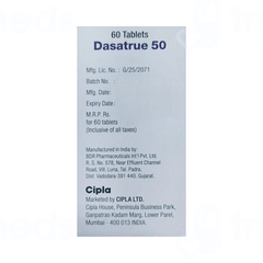 Dasatrue 50 MG Tablet 60