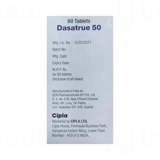 Dasatrue 50 MG Tablet 60