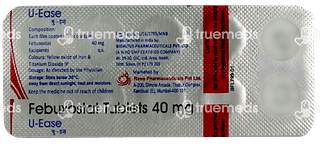 U Ease 40 MG Tablet 10