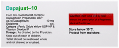 Dapajust 10 Tablet 14 Dapajust 10 Tablet 14