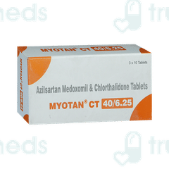 Myotan Ct 40/6.25 Tablet 10 Myotan Ct 40/6.25 Tablet 10