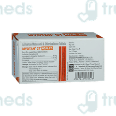 Myotan Ct 40/6.25 Tablet 10 Myotan Ct 40/6.25 Tablet 10