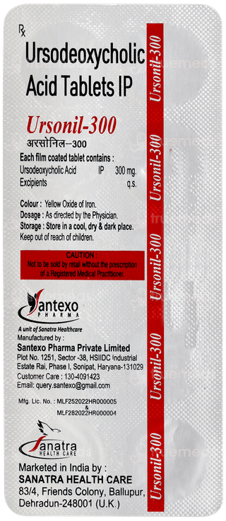 Ursonil 300 Tablet 10