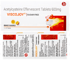 Viscojoy Orange Flavoured Sugar Free Effervescent Tablet 10