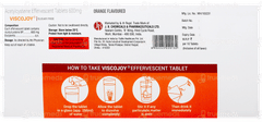 Viscojoy Orange Flavoured Sugar Free Effervescent Tablet 10 Viscojoy Orange Flavoured Sugar Free Effervescent Tablet 10