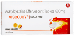 Viscojoy Orange Flavoured Sugar Free Effervescent Tablet 10 Viscojoy Orange Flavoured Sugar Free Effervescent Tablet 10