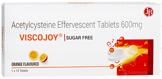 Viscojoy Orange Flavoured Sugar Free Effervescent Tablet 10